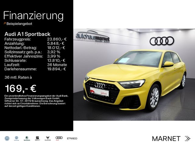 Audi A1 Sportback 25 TFSI S line*Klima*LED*Alu*Einpar