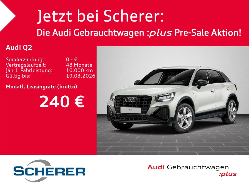 Audi Q2 S line S line 30 TFSI Schaltgetriebe RFK SZH