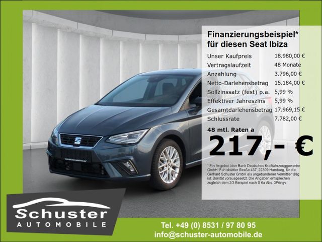 Seat Ibiza FR 1.0TSI*LED ACC R-Kam digCockp Navi SHZ