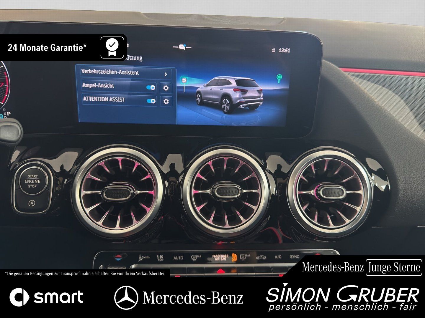 Fahrzeugabbildung Mercedes-Benz GLA 250 4M AMG Premium+ Pano Bur Multibeam HUD