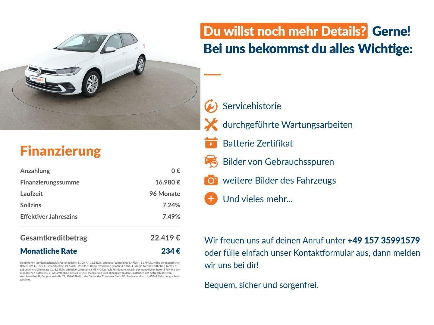 Volkswagen Polo 1.0 TSI Style, миниатюра 14
