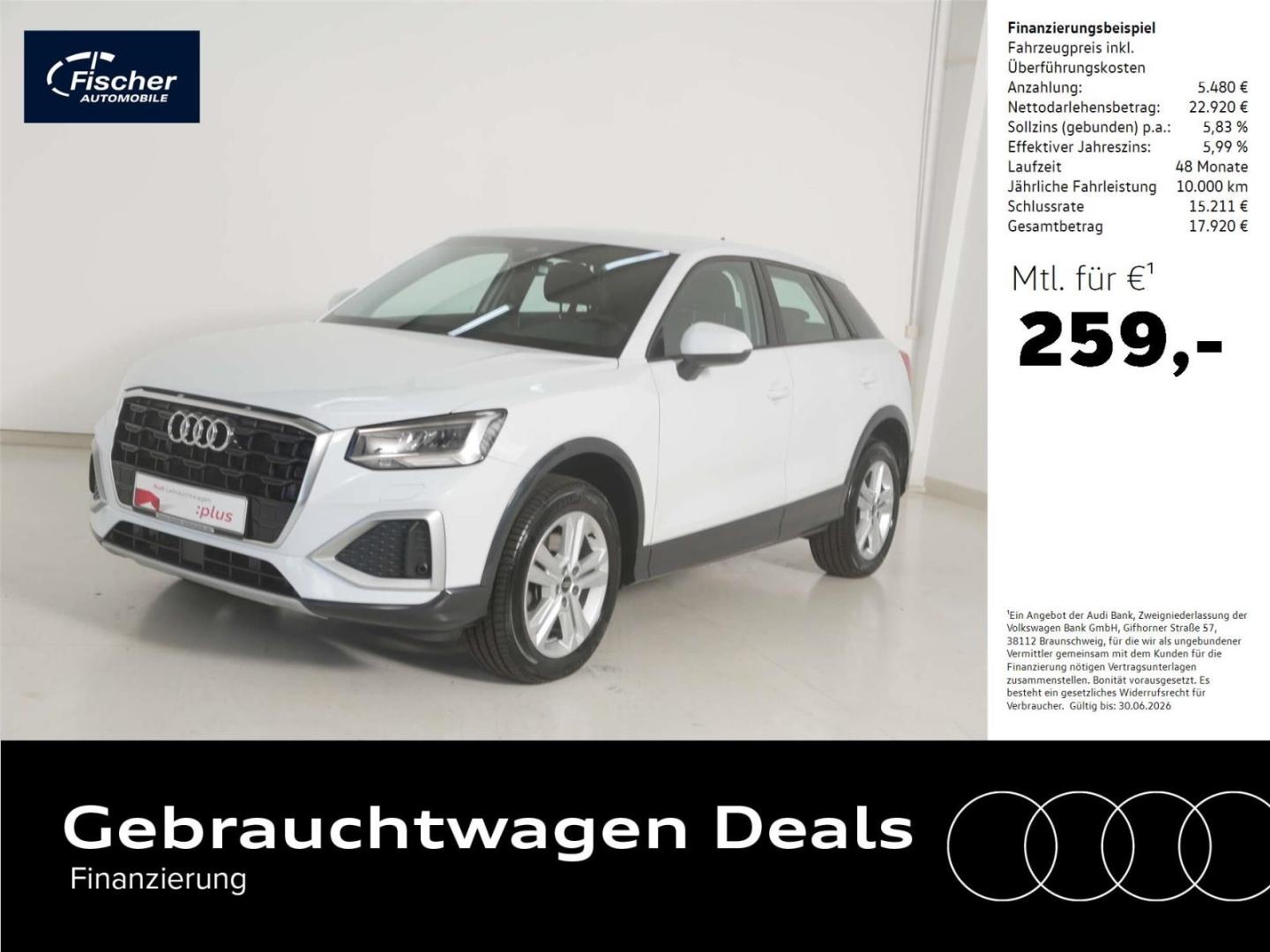 Audi Q2 35 TDI Advanced NAV/RFK/SH/LED/DAB*/VIRTUAL