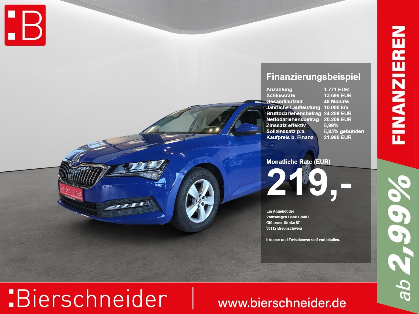Skoda SUPERB COMBI 1.5 TSI 150 PS AMBITION DSG+NAVI