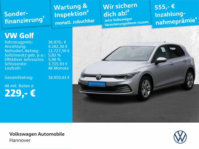 Volkswagen Golf VIII 1.5 TSI Life ACC DigCockpit PDC LED Na