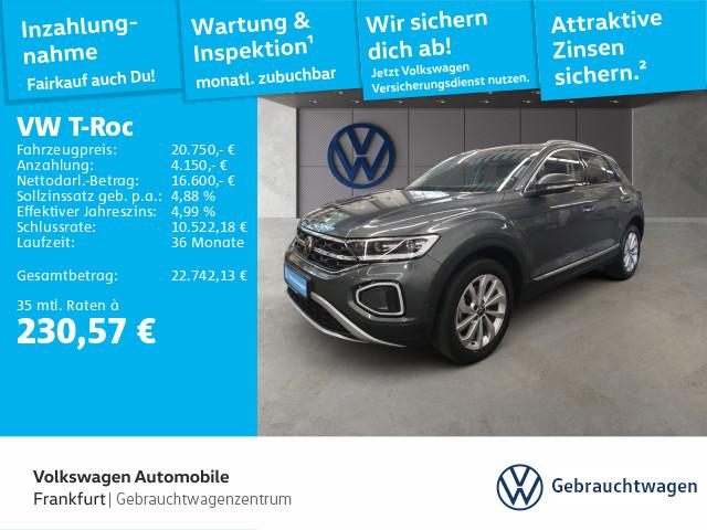 Volkswagen T-ROC 1.5 TSI DSG Style NAVI LED APP KAMERA