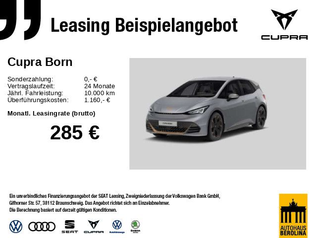 Cupra Born Edition Dynamic 60 kWh *Bestellfahrzeug*