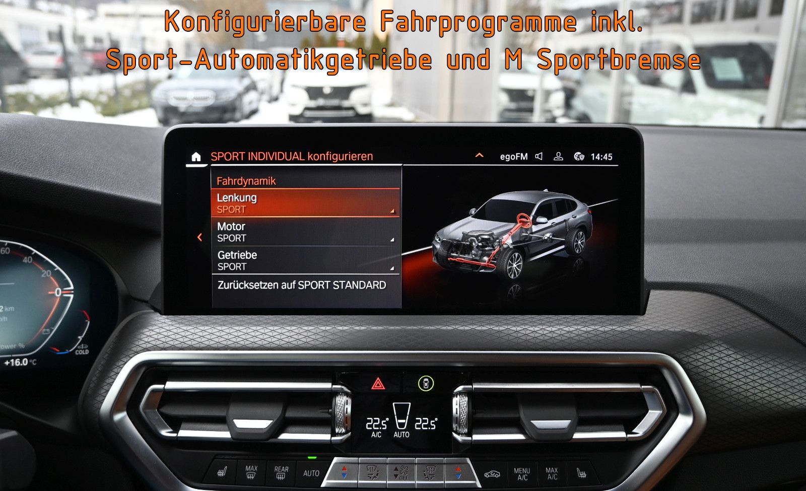 Fahrzeugabbildung BMW X4 xDr30d M SPORT °UVP 96.290€°AHK°M-SITZ°STHZG°