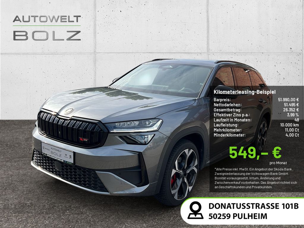 Skoda Kodiaq 2.0 TSI RS 4x4 MATRIX-LED AHK 360° PANO