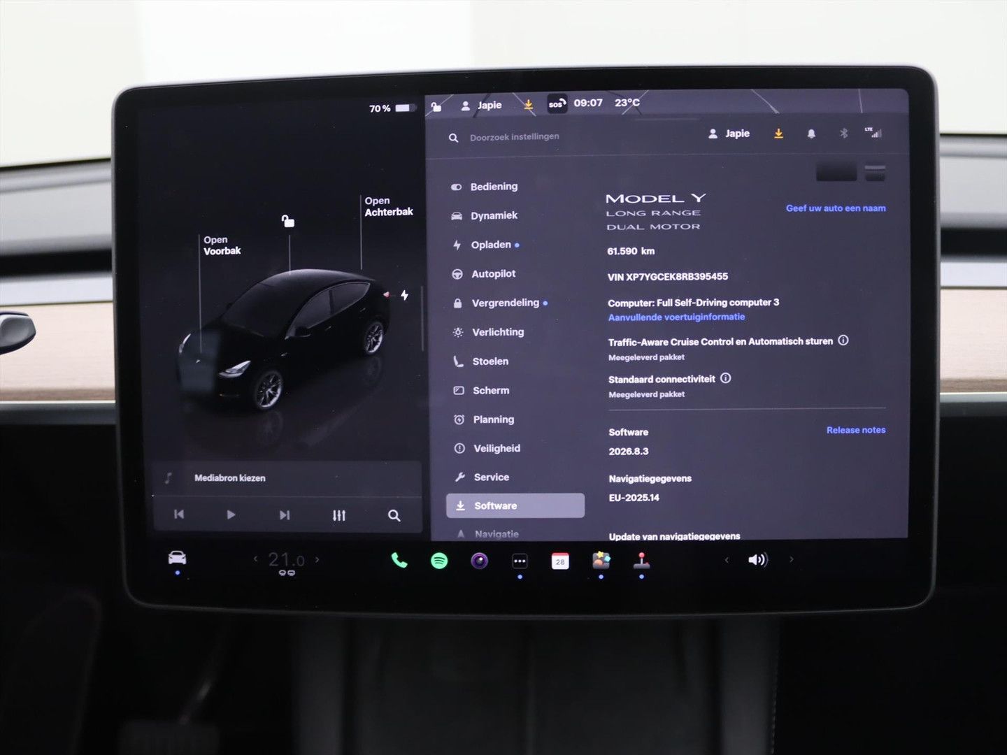 Tesla Model Y Long Range AWD 351pk [ AMD RYZEN+AUTOPIL imagem 2