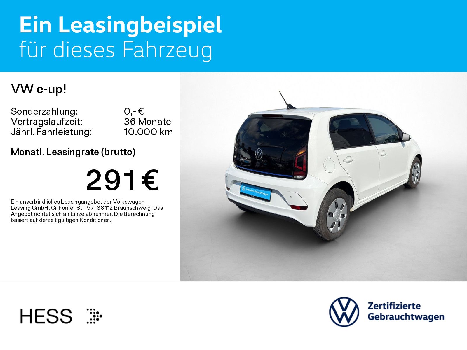 Volkswagen e-up! move up! UNITED*KAMERA*PDC*SHZ*NAVI*KLIMA* imagem 3