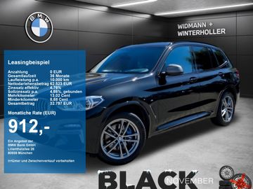 Ein BMW X3 M40 X3 M40d HUD DA+ Pano PA+ LED HiFi AHK Standh. im Leasing