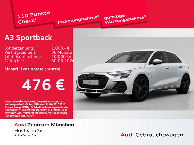Audi A3 Sportback 40 TFSI e S tronic S line ACC/AHK/H
