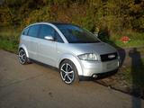 Audi A2 1,4 TDI grau/silbermet, Open-Sky, ... - Audi A2: Sky Open