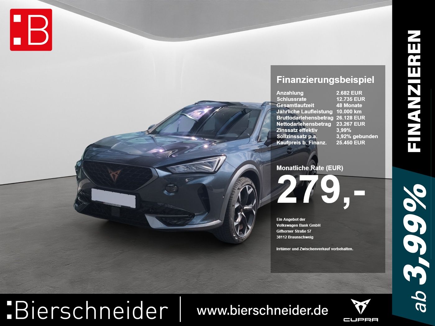 Cupra Formentor 1.4 e-HYBRID DSG VZ LEDER+AHK+NAVI+19