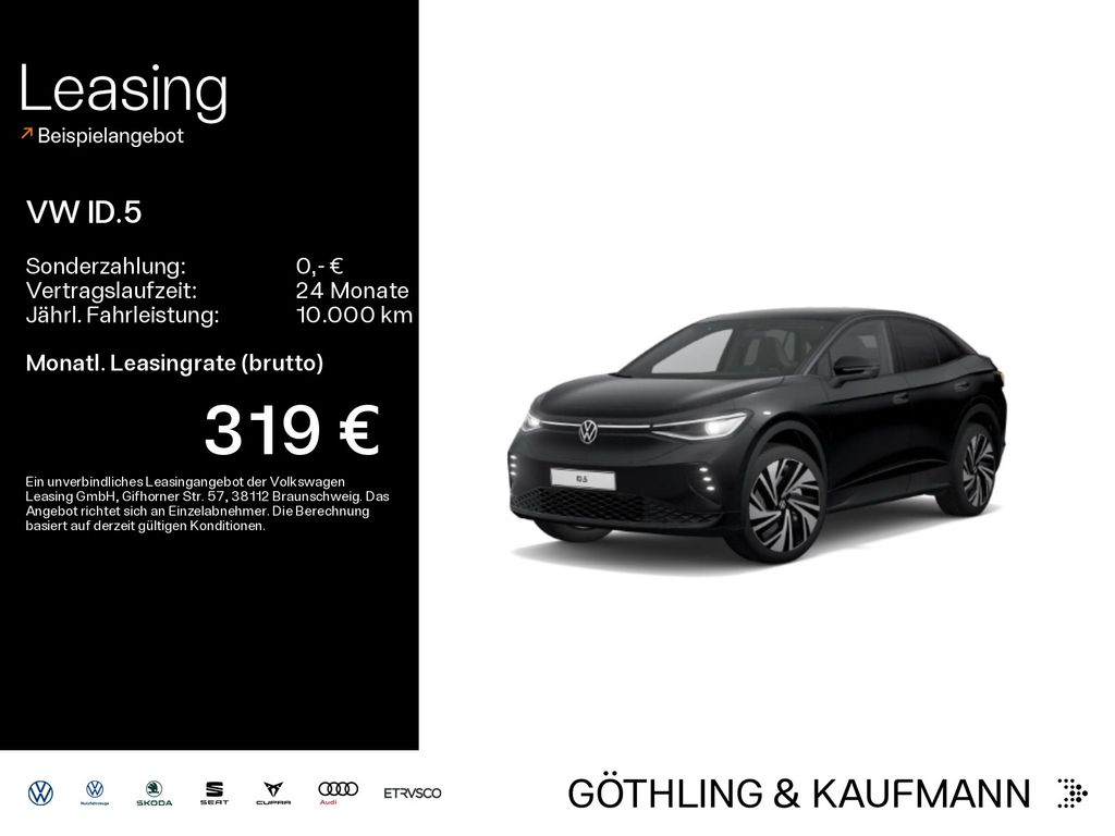 Volkswagen ID.5 GTX 4M*NAVI*WP*PANO*AHK*360*HUD*EasyOpen*Ke