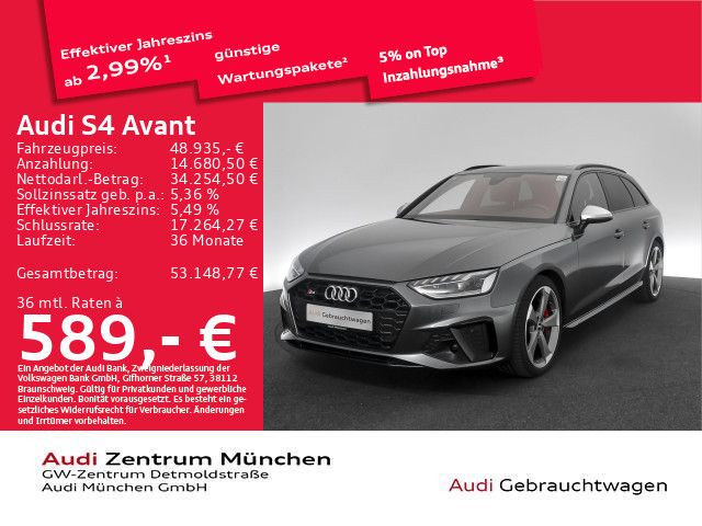 AUDI S4 Avant TDI tiptr. Pano/B&amp;O/AHK/Matrix/Privacy