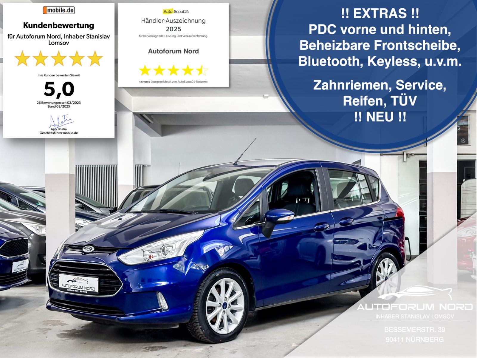 Ford B-Max Titanium *NEU ZAHNRIEMEN+SERVICE+REIFEN*