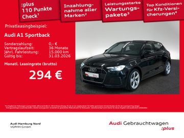 Audi Leasingangebot: Audi A1 Sportback 25 TFSI S tronic ACC Sound CarPlay