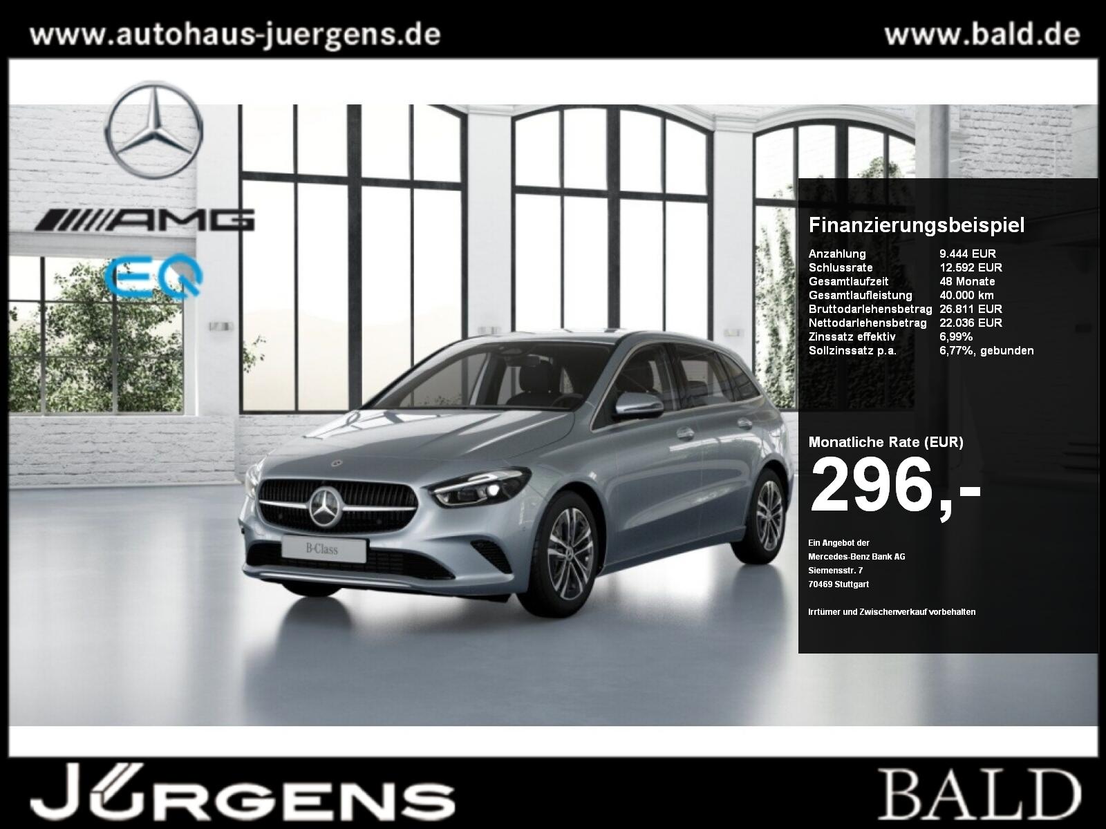Mercedes-Benz B 200 Progressive/MBeam/LED/Kamera/Ambi/Keyl/17'