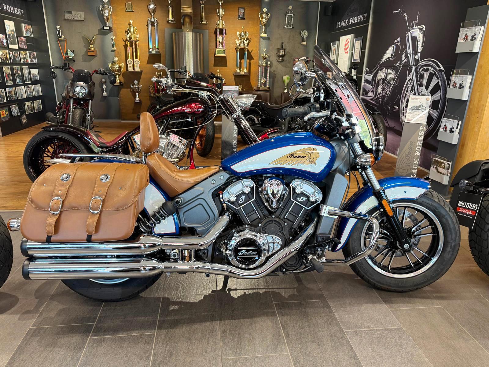 Indian Scout * Brilliant Blue & White * EXTRAS *
