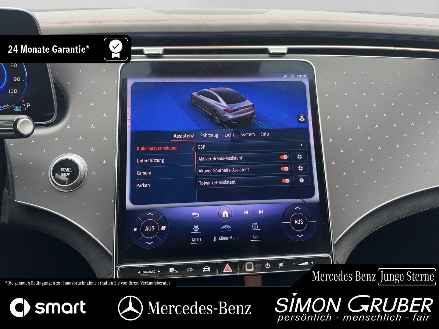 Fahrzeugabbildung Mercedes-Benz EQE 350 4M AMG Int/Ext Pano WP Distronic Md2024