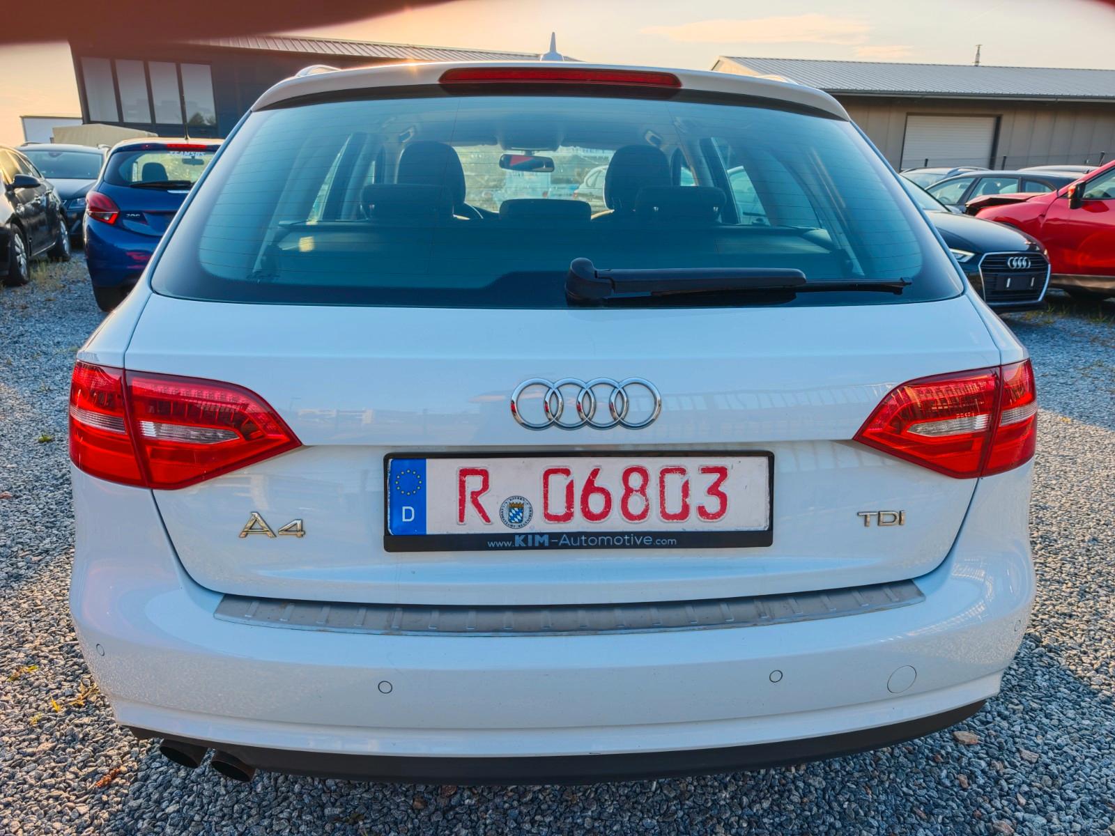 Audi A4 2012 — engine 1.968 cm³, 143 HP (105kW)