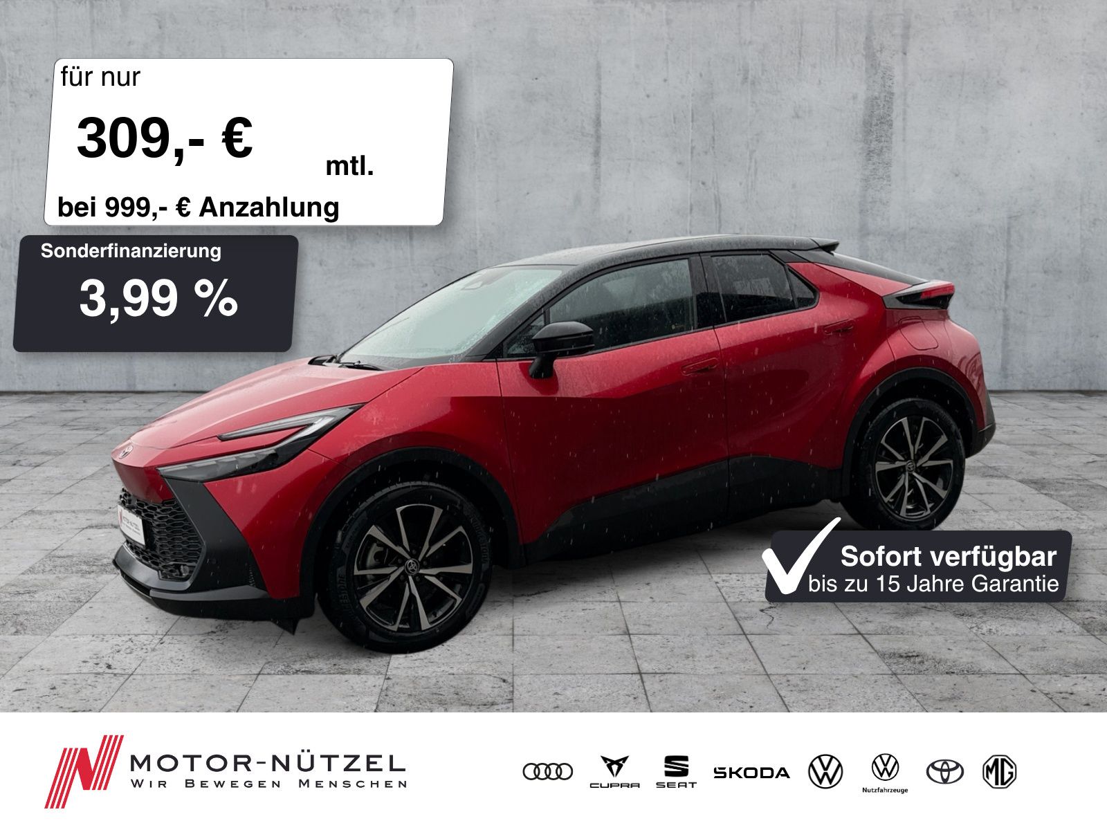 Toyota C-HR 2.0 Hybrid TEAM LED+NAVI+APP+ACC+SHZ+RFK