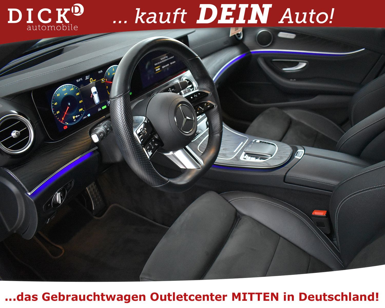 MERCEDES-BENZ E 300de 2X AMG Line NIGHT+PANO+WIDES+STDHZ+HEAD+ - Image 10