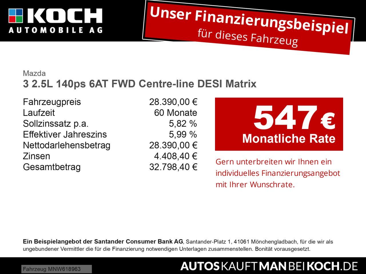 Mazda 3 2.5L 140ps 6AT FWD Centre-line DESI Matrix imagem 2