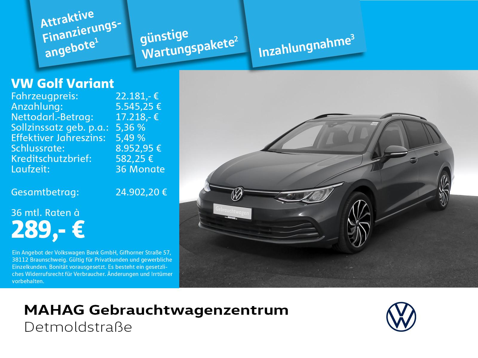 Volkswagen Golf VIII Variant Life 2.0 TDI LED Navi ParkPilo, миниатюра 2
