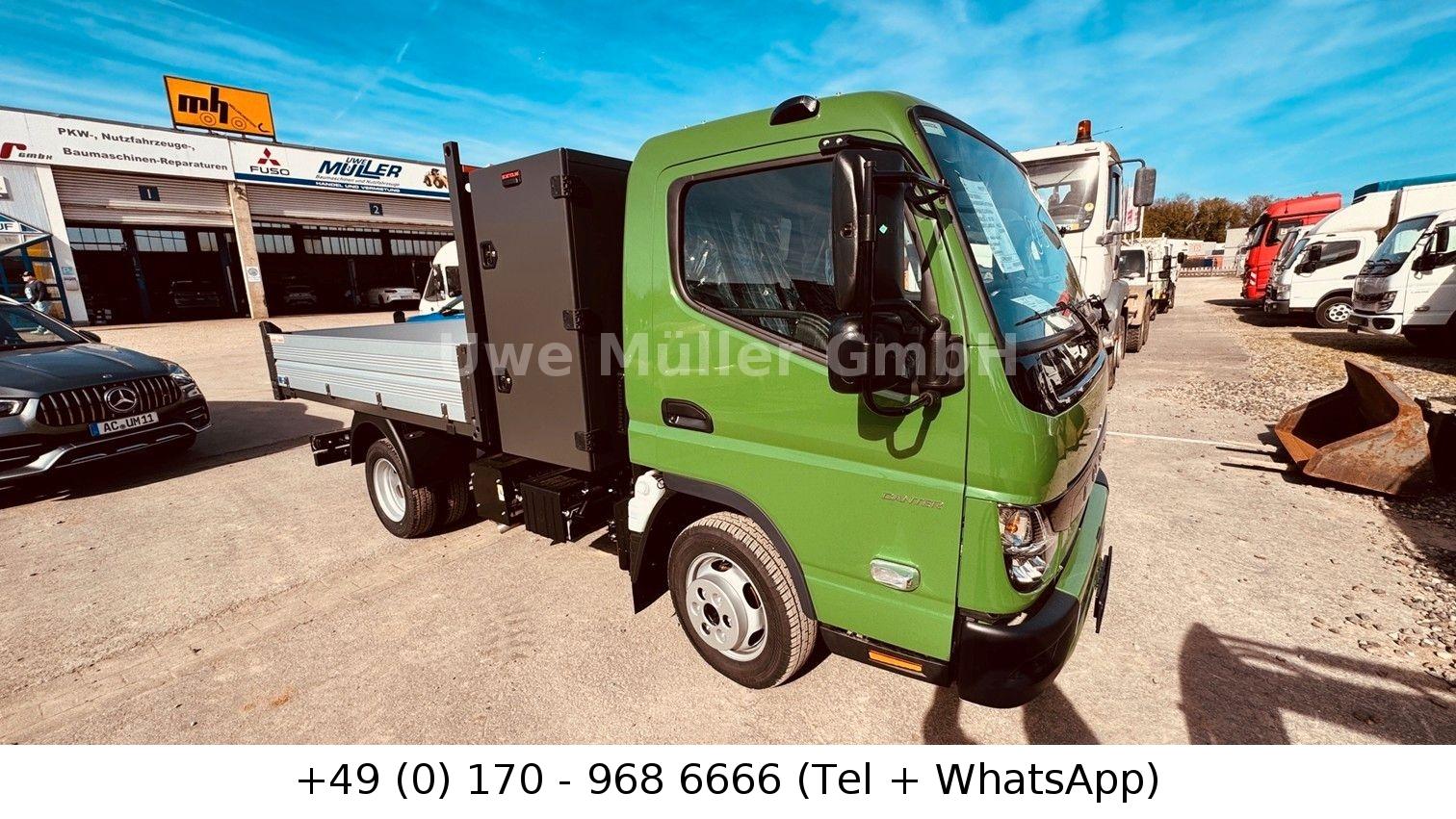 Mitsubishi Canter 3 C 15 mit Kipper + Werkzeugschrank