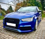 Audi S3 Limousine / HJS Downpipe / GRAIL / Non-OPF - Audi S3: Blau