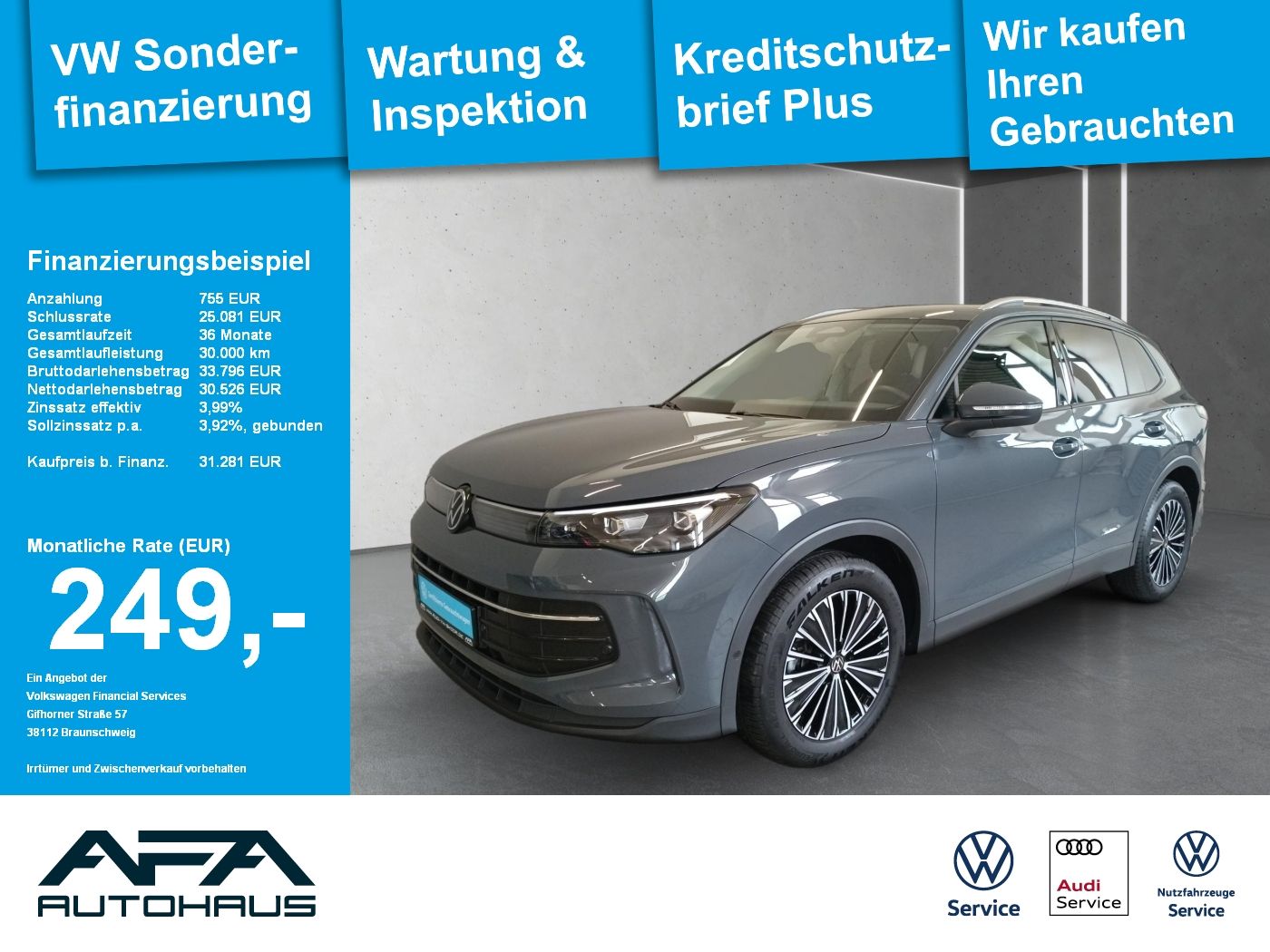Volkswagen Tiguan 1.5 eTSI LIFE DSG AHK*Navi*LED*ACC*RFK