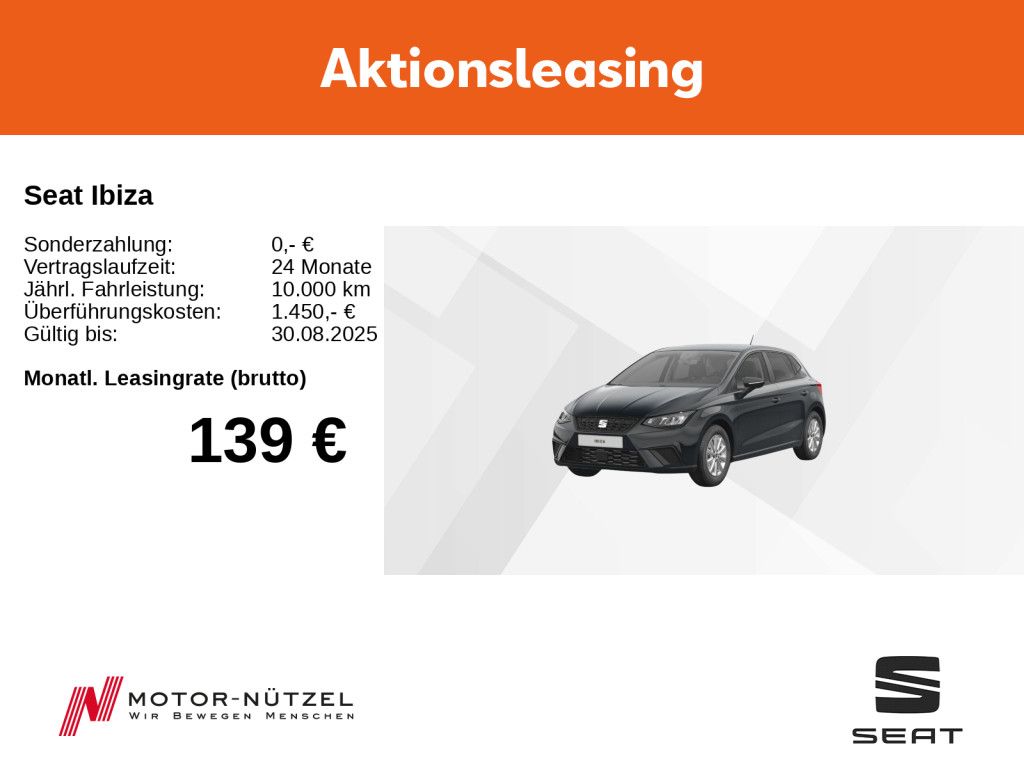 Seat Ibiza *BESTELLAKTION* exklusiv für Privatkunden
