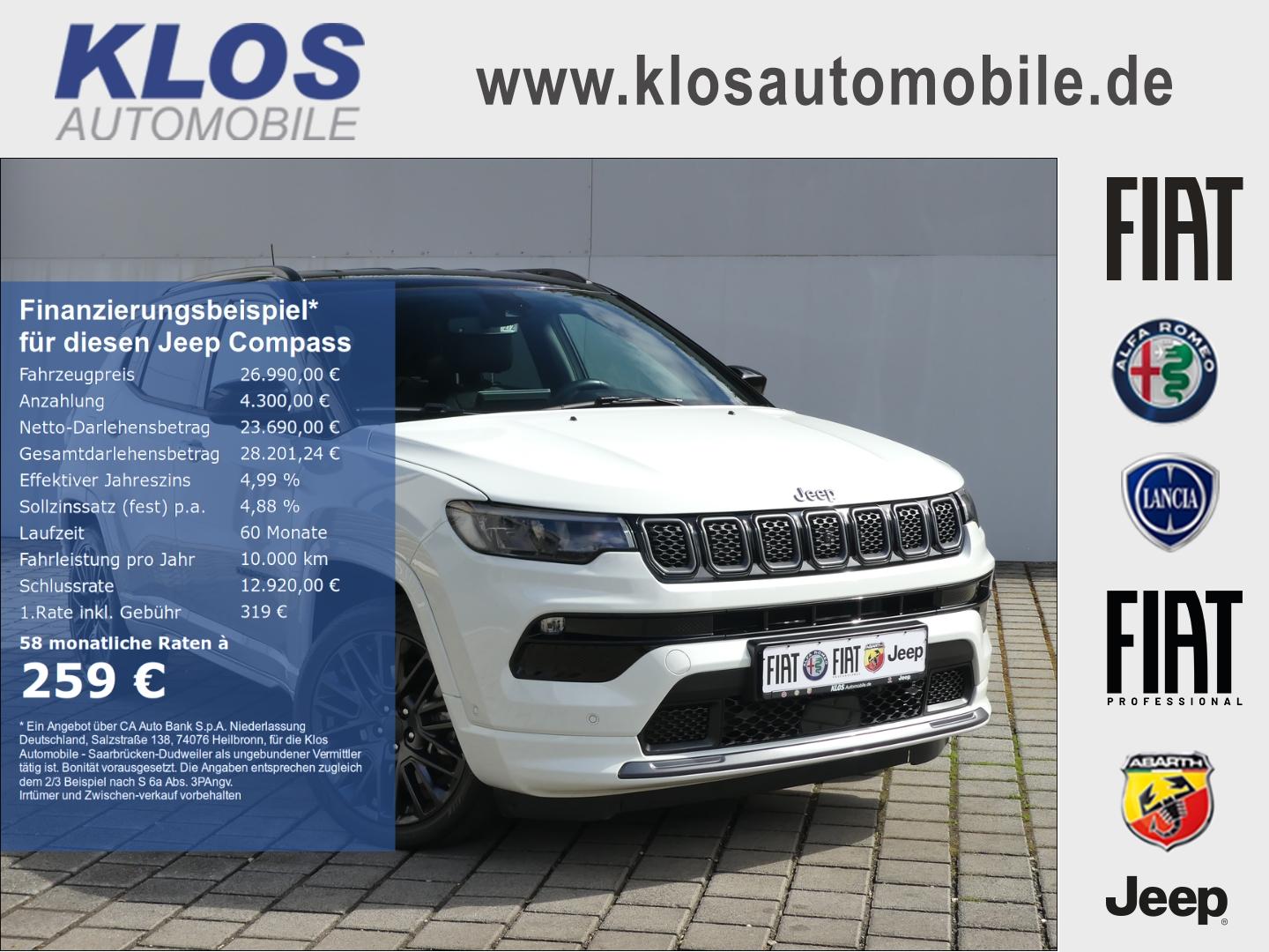 Jeep Compass S PHEV 4Xe 240PS AT 1.3 T4 AHK NAVI KAME