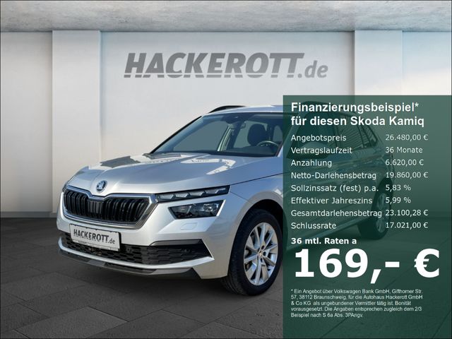 Skoda Kamiq Tour 1.5 TSI DSG, PDC v+h LED