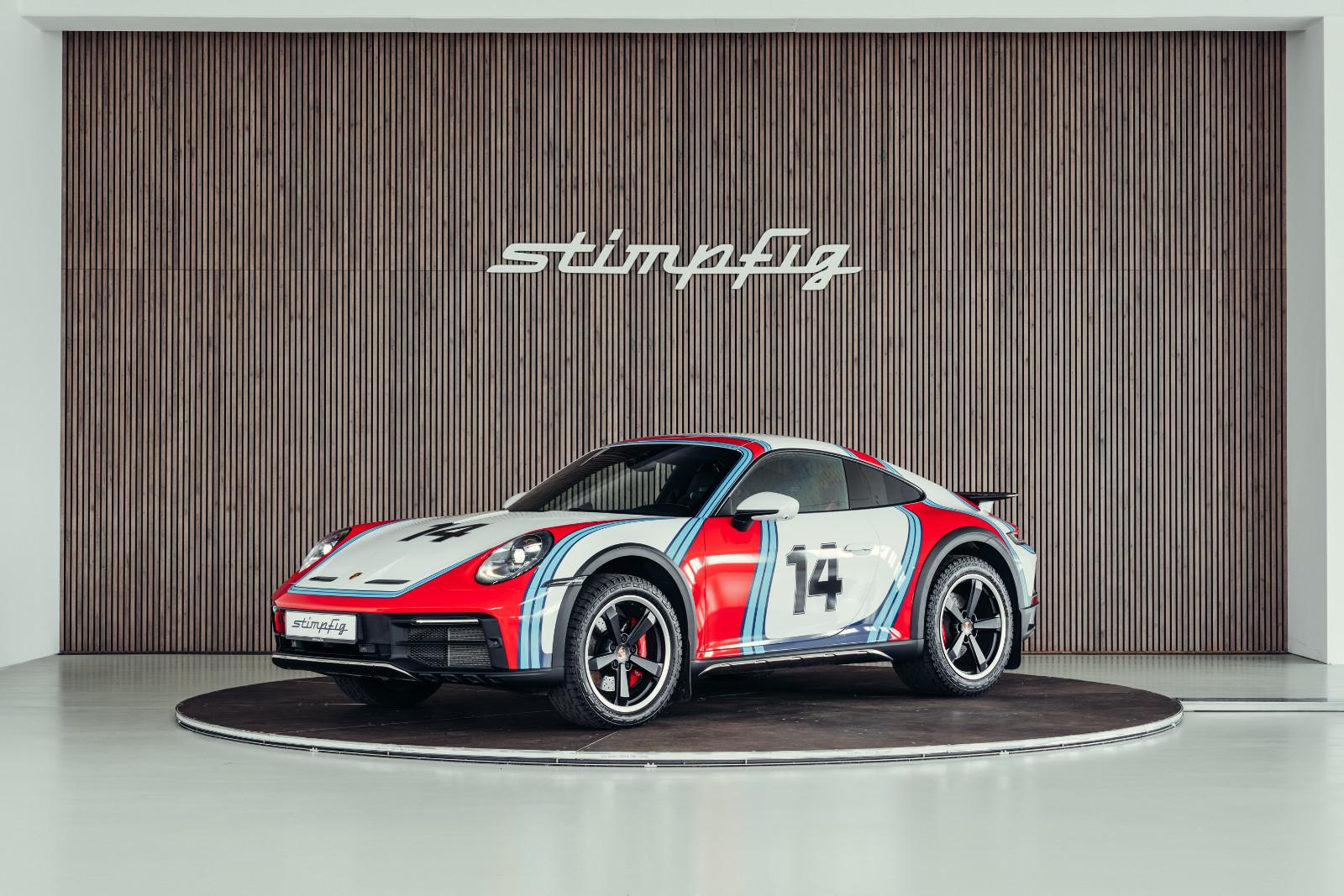Porsche 992 Dakar, Martini Design, 1. Hand, Burmester