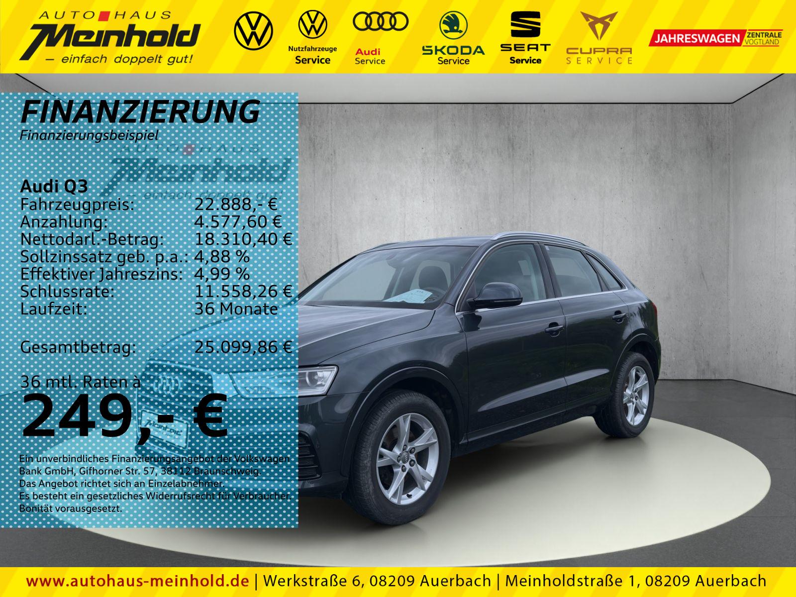 Audi Q3 Sport 2.0 TFSI quattro S tronic, Kamera, Navi