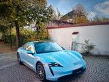 Porsche Taycan Frozen blue/Leder beige/Chrono/Pano - Porsche Taycan in Ludwigshafen