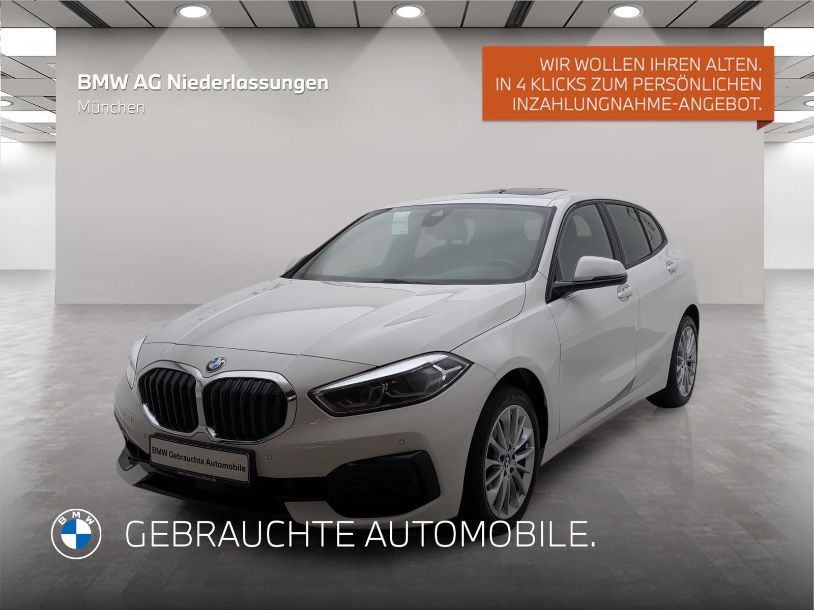 BMW 118d Sport Line AHK LiveCockpitProf Pano.Dach