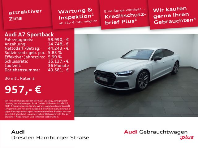 Audi A7 Sportback 45 TFSI quattro S line Matrix AHZV