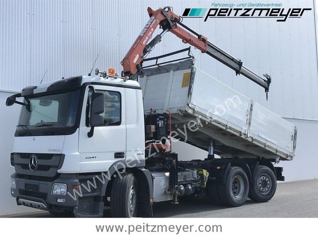 Mercedes-Benz Actros 2541 L Kipper mit Atlas AK 126 E3-Funk Le