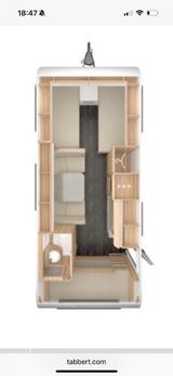 Tabbert Vivaldi 560 EMK Familien-Grundriss, Klima+Autark - Tabbert Vivaldi 560