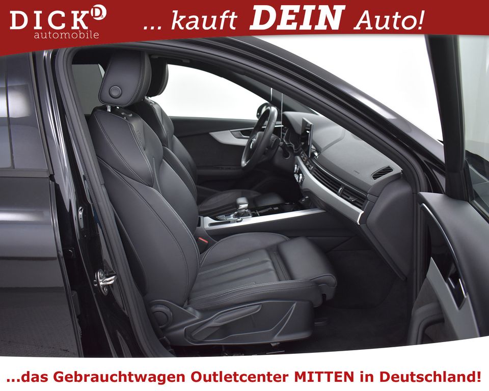 Audi A4 Av 35d S-Tr 2X S LINE+PANO+VIRTU+LEDER NAPPA+