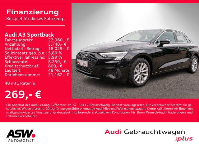 Audi A3 Sportback 30TDI Navi LED GRA SHZ PDC