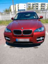 BMW X6 3.0d 2008 rot beige Interieur wenig km - BMW X6 aus 2008 mit Diesel-Antrieb