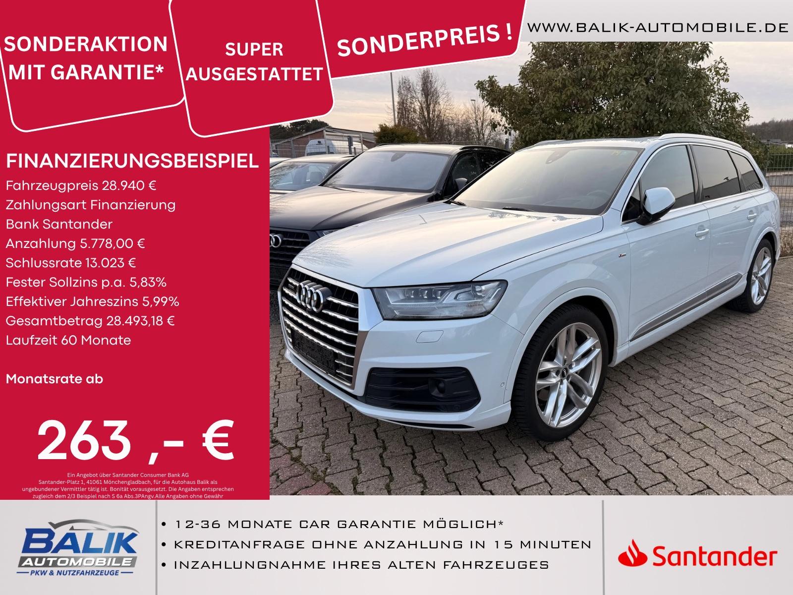 Audi Q7 3.0 TDI quattro*Audi exclusive*PANO*S LINE*