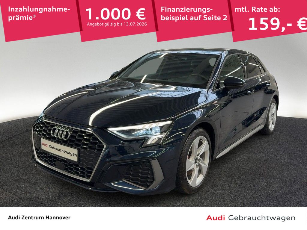 Audi A3 Sportback S line 35 TDI virtual HuD Pano