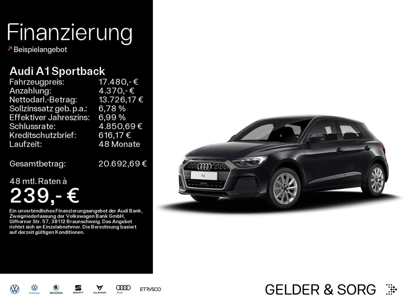 Audi A1 Sportback 30 TFSI *SHZ*LED*EPH*NAVI*