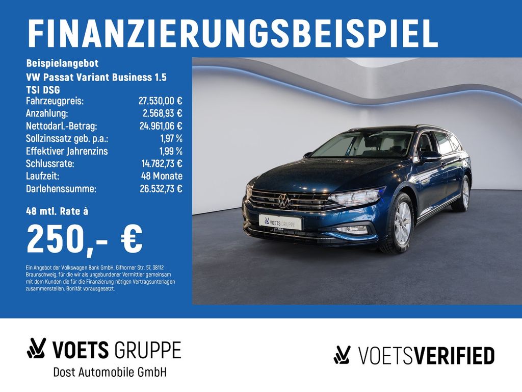 Passat Variant Business 1.5 TSI DSG AHK+LED+NAVI